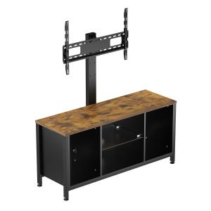 BRATECK έπιπλο τηλεόρασης με βάση WP2006ST-BR, 37-75", 115x38x131.3cm, καφέ | Εικόνα & Ήχος | elabstore.gr