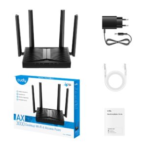 Access Point Cudy AP3000D Wi-Fi6 AX3000 Gigabit Dual-Band | Routers | elabstore.gr