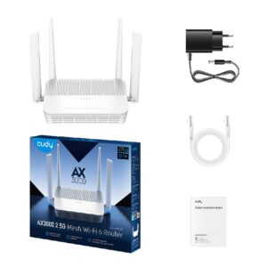 Access Point Cudy WR3000P Wi-Fi6 AX3000 POE 2.5G Dual-Band | Routers | elabstore.gr