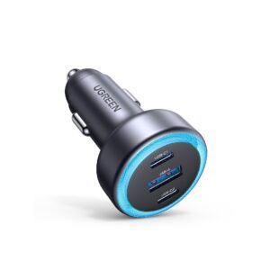 Φορτιστής Αυτοκινήτου 30W UGREEN EC307 45843 3 Θέσεων Γκρί | Φόρτιση | elabstore.gr