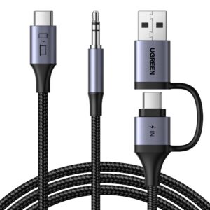 Αντάπτορας ήχου USB-C σε 3.5mm και 1xUSB-C/USB M/M UGREEN CM772 45009 | Αξεσουάρ | elabstore.gr