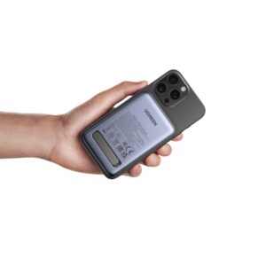 Power Bank 10000mAh PD 20W UGREEN PB562 55140, με Ασύρματη Φόρτιση Magnetic, 1 Θέσης Μαύρο | Φόρτιση | elabstore.gr
