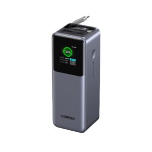 Power Bank 20000mAh PD 165W UGREEN PB726 55987B 2 Θέσεων, με καλώδιo USB-C 240W Γκρι | Φόρτιση | elabstore.gr