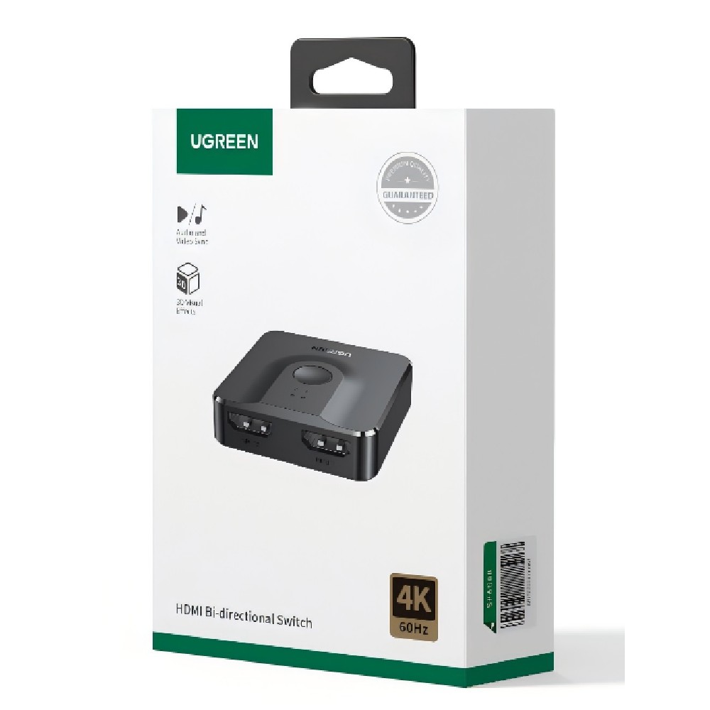 HDMI Switch Αμφίδρομο 2 θέσεων UGREEN CM311 70607 4K/60Hz | eLabstore.gr HDMI Switch Αμφίδρομο 2 θέσεων UGREEN CM311 70607 4K/60Hz | Επέκτασης Εικόνας | elabstore.gr
