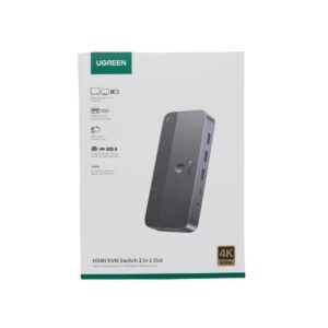 KVM Switch 2 θέσεων USB/HDMI UGREEN CM664 15707 | Επέκτασης Εικόνας | elabstore.gr