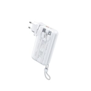 Power Bank 10000mAh PD 22,5W WK WP-118 2 Θέσεων, με καλώδιο Lighting/USB-C Λευκό | eLabstore.gr Power Bank 10000mAh PD 22,5W WK WP-118 2 Θέσεων, με καλώδιο Lighting/USB-C Λευκό | Φόρτιση | elabstore.gr