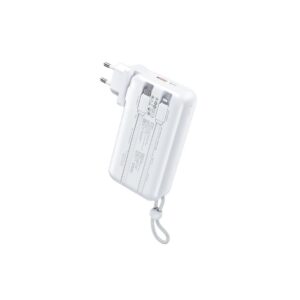 Power Bank 20000mAh PD 22,5W WK WP-119 2 Θέσεων, με καλώδιο Lighting/USB-C Λευκό | eLabstore.gr Power Bank 20000mAh PD 22,5W WK WP-119 2 Θέσεων, με καλώδιο Lighting/USB-C Λευκό | Φόρτιση | elabstore.gr