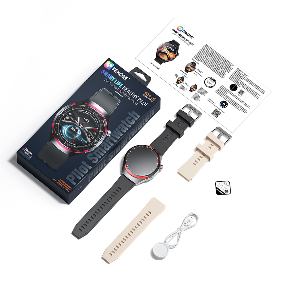Smartwatch WK WH-05 Ασημί | eLabstore.gr Smartwatch WK WH-05 Ασημί | Wearable | elabstore.gr