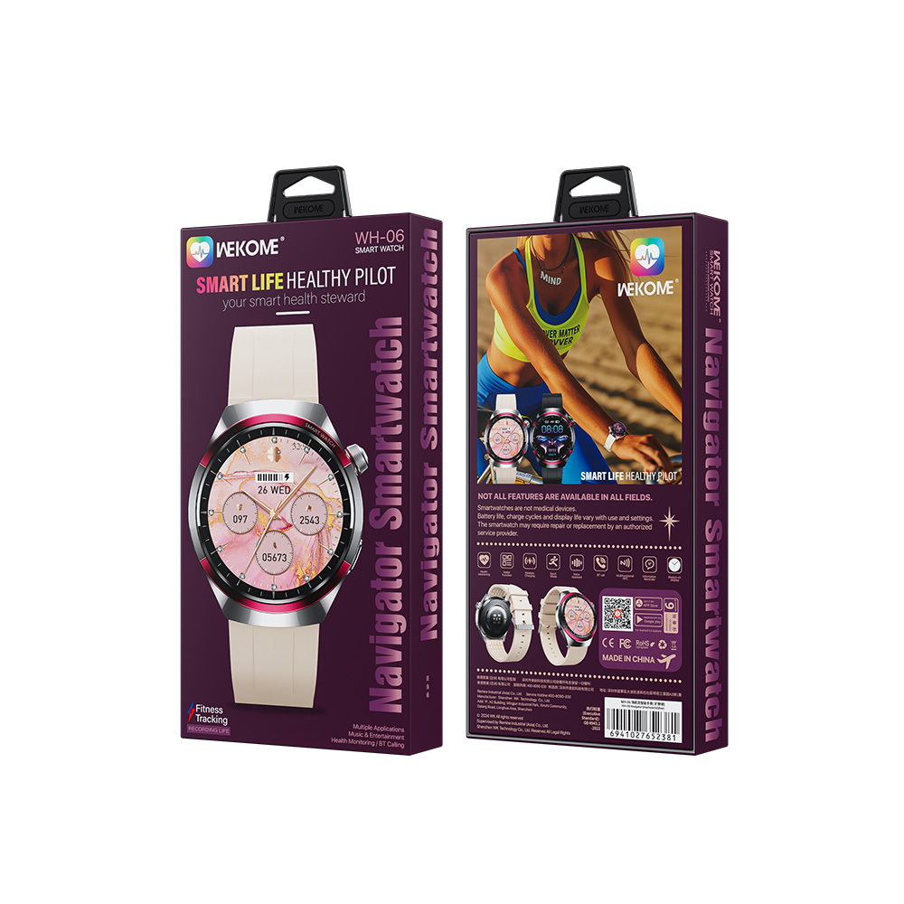 Smartwatch WK WH-06 Ασημί | eLabstore.gr Smartwatch WK WH-06 Ασημί | Wearable | elabstore.gr