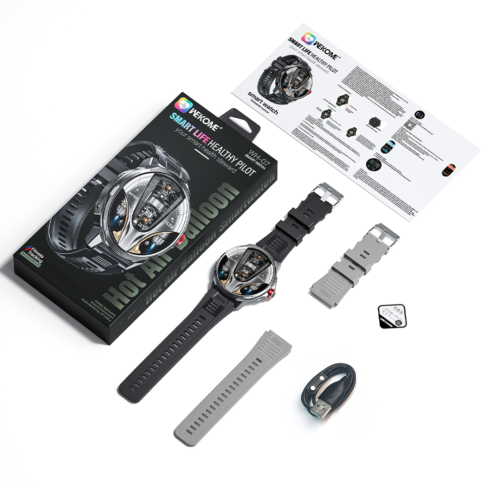 Smartwatch WK WH-07 Ασημί | eLabstore.gr Smartwatch WK WH-07 Ασημί | Wearable | elabstore.gr