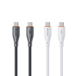 Καλώδιο Φόρτισης WK WDC-68 USB-C σε USB-C PD 65W 1m Μαύρο | Καλώδια | elabstore.gr