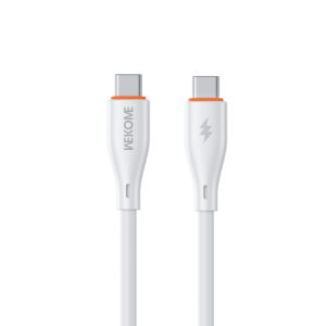 Καλώδιο Φόρτισης WK WDC-68 USB-C σε USB-C PD 65W 1m Λευκό | Καλώδια | elabstore.gr