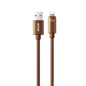 Καλώδιο Φόρτισης WK WDC-63i USB σε Lightning 1.2m Καφέ | Καλώδια | elabstore.gr