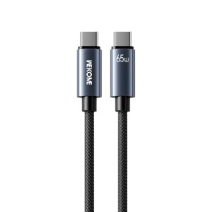 Καλώδιο Φόρτισης WK WDC-64 USB-C σε USB-C PD 65W 1.2m Μαύρο | Καλώδια | elabstore.gr