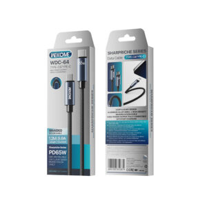Καλώδιο Φόρτισης WK WDC-64 USB-C σε USB-C PD 65W 1.2m Μαύρο | eLabstore.gr Καλώδιο Φόρτισης WK WDC-64 USB-C σε USB-C PD 65W 1.2m Μαύρο | Καλώδια | elabstore.gr