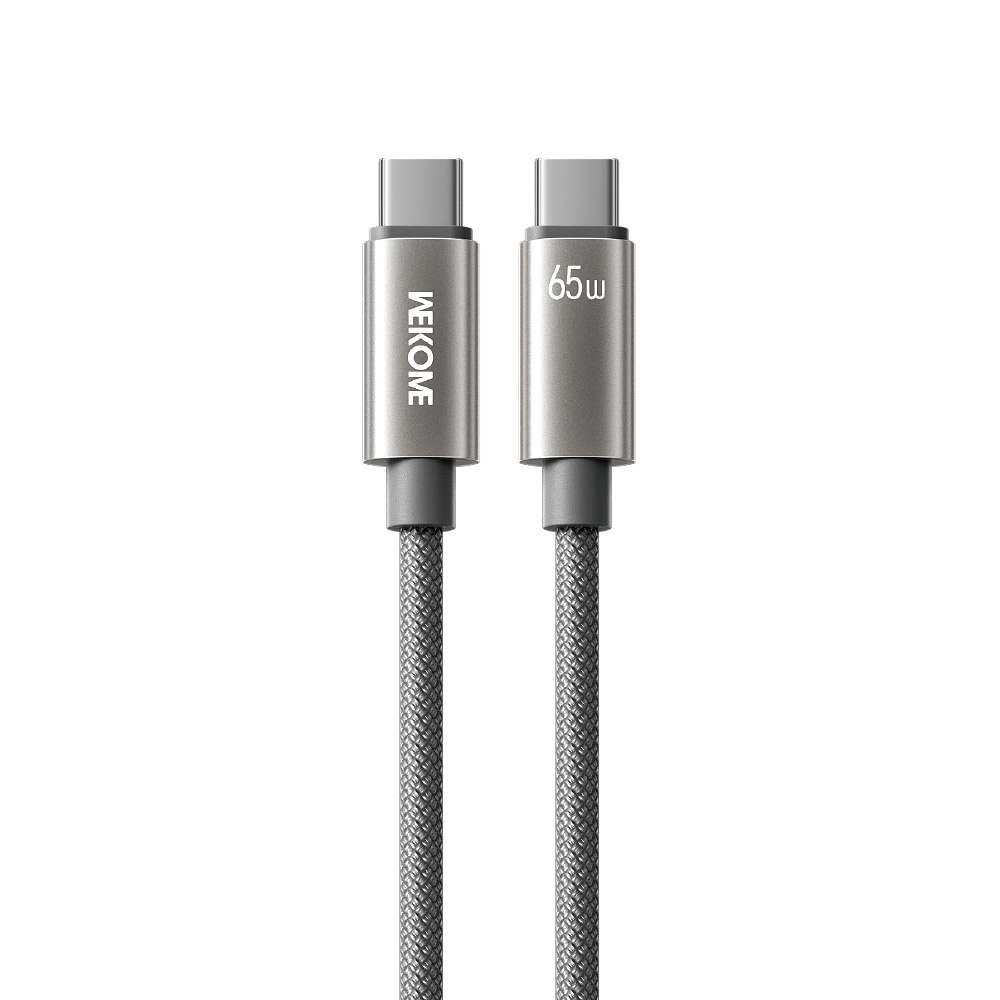 Καλώδιο Φόρτισης WK WDC-64 USB-C σε USB-C PD 65W 1.2m Γκρι | eLabstore.gr Καλώδιο Φόρτισης WK WDC-64 USB-C σε USB-C PD 65W 1.2m Γκρι | Καλώδια | elabstore.gr