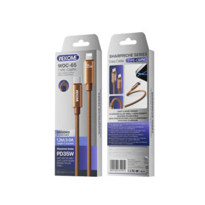 Καλώδιο Φόρτισης WK WDC-65 USB-C σε Lightning PD 35W 1.2m Καφέ | eLabstore.gr Καλώδιο Φόρτισης WK WDC-65 USB-C σε Lightning PD 35W 1.2m Καφέ | Καλώδια | elabstore.gr