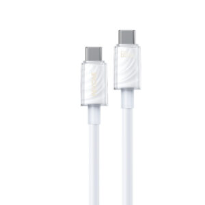 Καλώδιο Φόρτισης WK WDC-74 USB-C σε USB-C PD 65W 1.2m Λευκό | Καλώδια | elabstore.gr