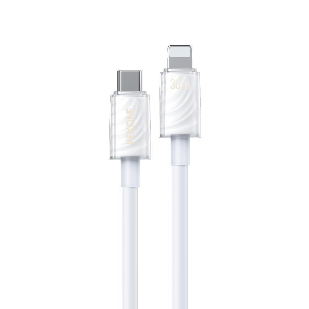 Καλώδιο Φόρτισης WK WDC-73 USB-C σε Lightning PD 30W 1.2m Λευκό | eLabstore.gr Καλώδιο Φόρτισης WK WDC-73 USB-C σε Lightning PD 30W 1.2m Λευκό | Καλώδια | elabstore.gr