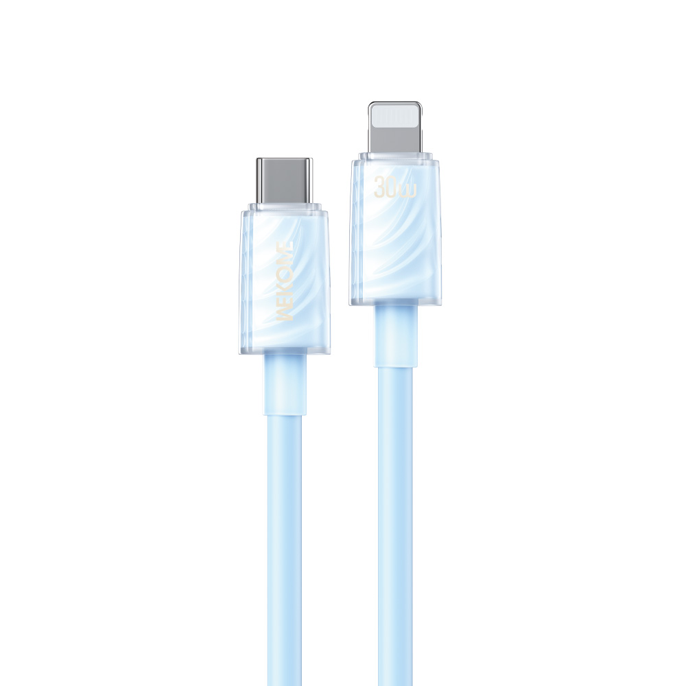 Καλώδιο Φόρτισης WK WDC-73 USB-C σε Lightning PD 30W 1.2m Μπλέ | eLabstore.gr Καλώδιο Φόρτισης WK WDC-73 USB-C σε Lightning PD 30W 1.2m Μπλέ | Καλώδια | elabstore.gr