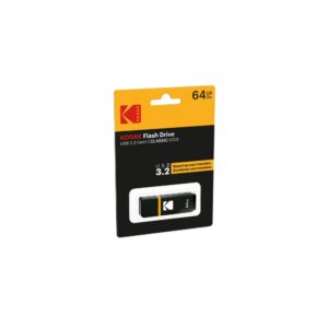 USB Stick Kodak K103 64GB Usb 3.2 Gen1 Μαύρο | Αποθήκευση | elabstore.gr