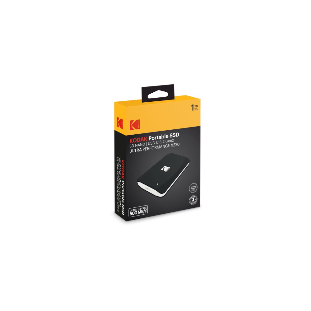 Εξωτερικός Δίσκος SSD Kodak X220 1TB USB 3.2 Gen2 | eLabstore.gr Εξωτερικός Δίσκος SSD Kodak X220 1TB USB 3.2 Gen2 | Αποθήκευση | elabstore.gr