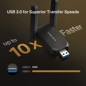 MERCUSYS ασύρματος USB αντάπτορας δικτύου MA72XH, AX1800, Dual Band, V.1.0 | eLabstore.gr