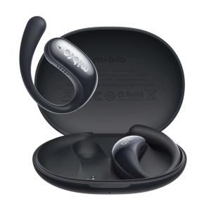 MIBRO earphones με θήκη φόρτισης OpenEar, OWS, ENC, 45/400mAh, μαύρα | Αξεσουάρ κινητών | elabstore.gr