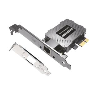 POWERTECH κάρτα επέκτασης δικτύου PCIe σε RJ45 PT-1453, 1000Mbps | Δικτυακά | elabstore.gr