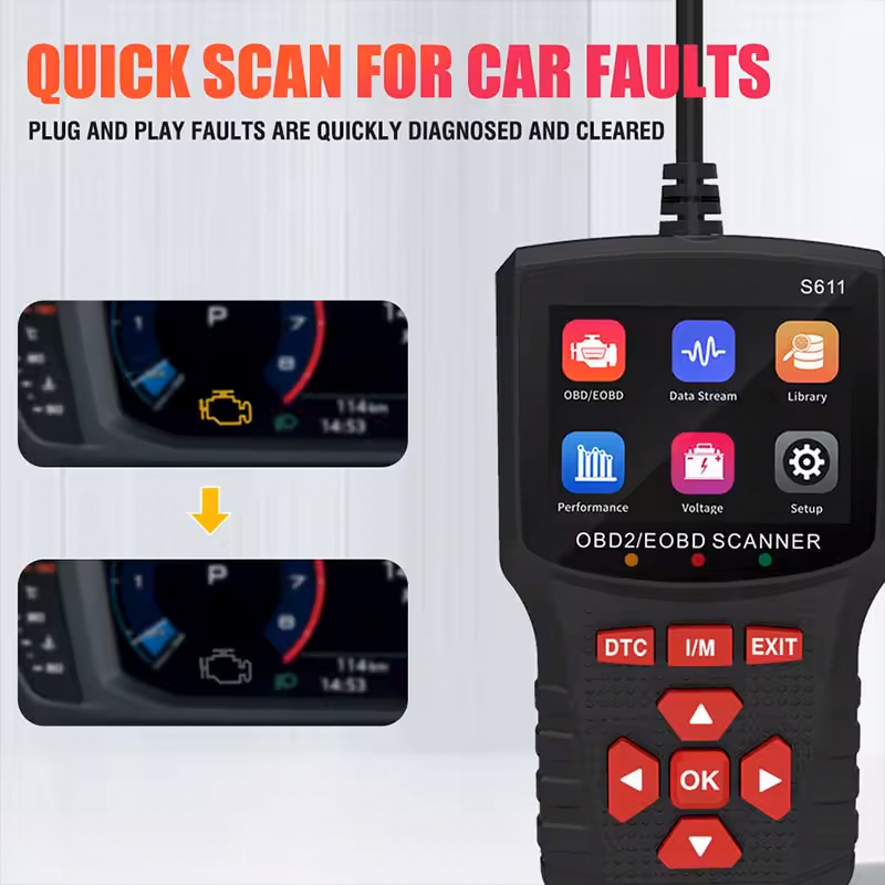 NOYAFA διαγνωστικό αυτοκινήτου OBD II/EOBD S611 | eLabstore.gr NOYAFA διαγνωστικό αυτοκινήτου OBD II/EOBD S611 | Gadgets - Αξεσουάρ | elabstore.gr