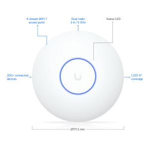 UBIQUITI Access Point UniFi U7 Lite, WiFi 7, Dual band, PoE | Δικτυακά | elabstore.gr