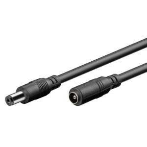 GOOBAY καλώδιο προέκτασης τροφοδοσίας 71399, 5.5x2.1mm, 3m, μαύρο | Καλώδια - Αντάπτορες | elabstore.gr