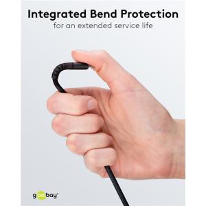 GOOBAY καλώδιο USB-C σε USB 74528, 60W, 480Mbps, 3m, μαύρο | Καλώδια - Αντάπτορες | elabstore.gr