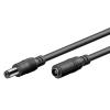 GOOBAY καλώδιο προέκτασης τροφοδοσίας 76635, 5.5x2.1mm, 1.5m, μαύρο | Καλώδια - Αντάπτορες | elabstore.gr