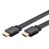 GOOBAY καλώδιο HDMI 77145 με Ethernet, flat, 8K/60Hz, 48 Gbps, 3m, μαύρο | Καλώδια - Αντάπτορες | elabstore.gr