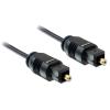 DELOCK καλώδιο ήχου Toslink 82879, gold plated, 2.2 mm, 1m, μαύρο | Καλώδια - Αντάπτορες | elabstore.gr