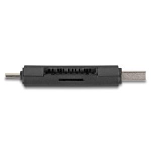 DELOCK card reader 91020 για SD & micro SD, USB/USB-C σύνδεση, 5Gbps, μαύρο | Συνοδευτικά PC | elabstore.gr