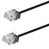 POWERTECH καλώδιο δικτύου CAB-N433, Cat 6A U/UTP, ultra slim, copper, 500MHz, 3m, μαύρο | Καλώδια - Αντάπτορες | elabstore.gr