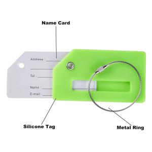 HOME USE ετικέτα βαλίτσας HUH-0246, 9.2x0.7x5.2cm, πράσινη | Προσωπική Φροντίδα | elabstore.gr