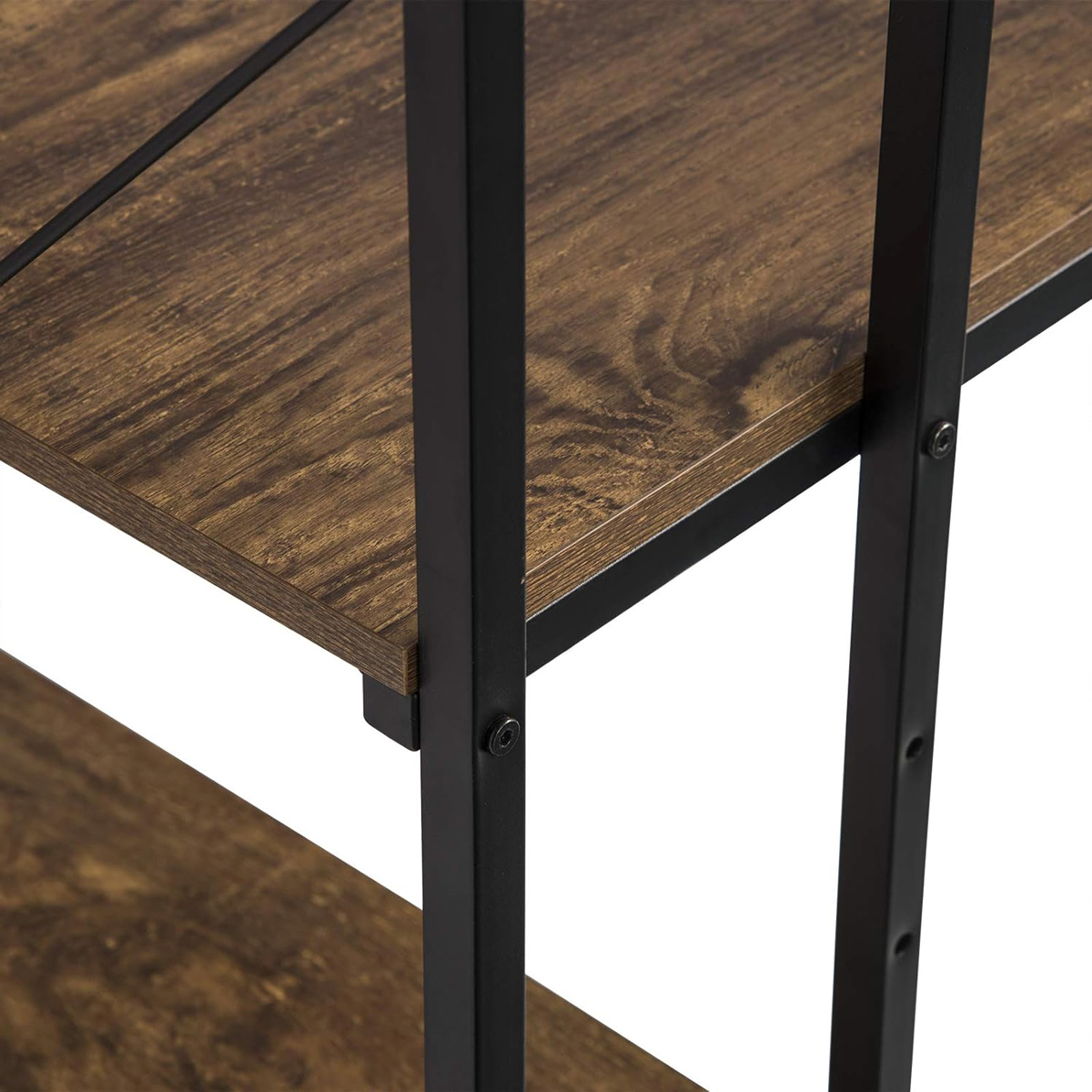 HOME USE γραφείο HUH-0249 με ραφιέρα, 120x60x122cm, καφέ/μαύρο | eLabstore.gr HOME USE γραφείο HUH-0249 με ραφιέρα, 120x60x122cm, καφέ/μαύρο | Αναλώσιμα - Είδη Γραφείου | elabstore.gr