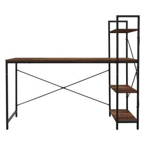HOME USE γραφείο HUH-0249 με ραφιέρα, 120x60x122cm, καφέ/μαύρο | eLabstore.gr HOME USE γραφείο HUH-0249 με ραφιέρα, 120x60x122cm, καφέ/μαύρο | Αναλώσιμα - Είδη Γραφείου | elabstore.gr