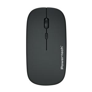 POWERTECH ασύρματο ποντίκι PT-1381, 2.4GHz & Bluetooth, έως 1600DPI, 500mAh, μαύρο | Συνοδευτικά PC | elabstore.gr