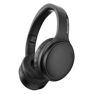 POWERTECH headphones PT-1463, ενσύρματα & ασύρματα, ANC, 40mm, 500mAh, μαύρα | Αξεσουάρ κινητών | elabstore.gr