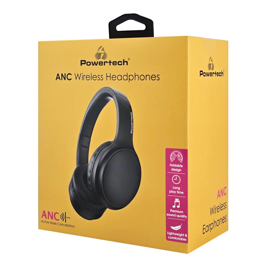 POWERTECH headphones PT-1463, ενσύρματα & ασύρματα, ANC, 40mm, 500mAh, μαύρα | eLabstore.gr POWERTECH headphones PT-1463, ενσύρματα & ασύρματα, ANC, 40mm, 500mAh, μαύρα | Αξεσουάρ κινητών | elabstore.gr