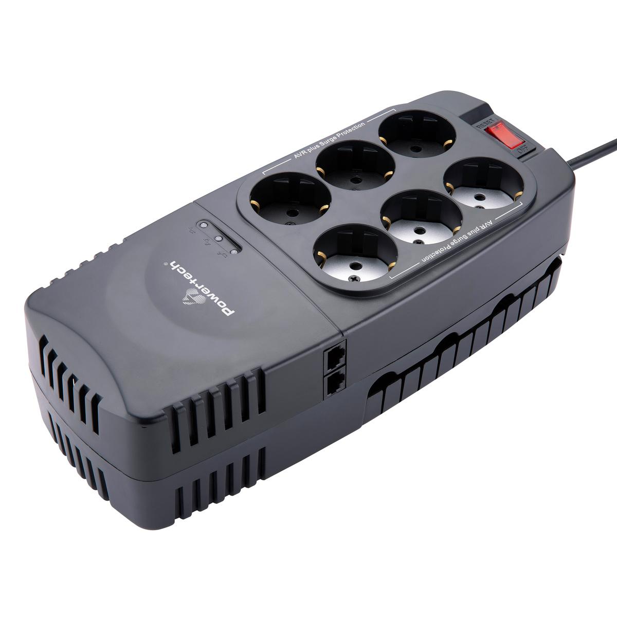 POWERTECH σταθεροποιητής ρεύματος PT-1496, 2000VA/1000W, 6x schuko | eLabstore.gr POWERTECH σταθεροποιητής ρεύματος PT-1496, 2000VA/1000W, 6x schuko | Τροφοδοσία Ρεύματος | elabstore.gr