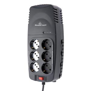 POWERTECH σταθεροποιητής ρεύματος PT-1496, 2000VA/1000W, 6x schuko | eLabstore.gr POWERTECH σταθεροποιητής ρεύματος PT-1496, 2000VA/1000W, 6x schuko | Τροφοδοσία Ρεύματος | elabstore.gr