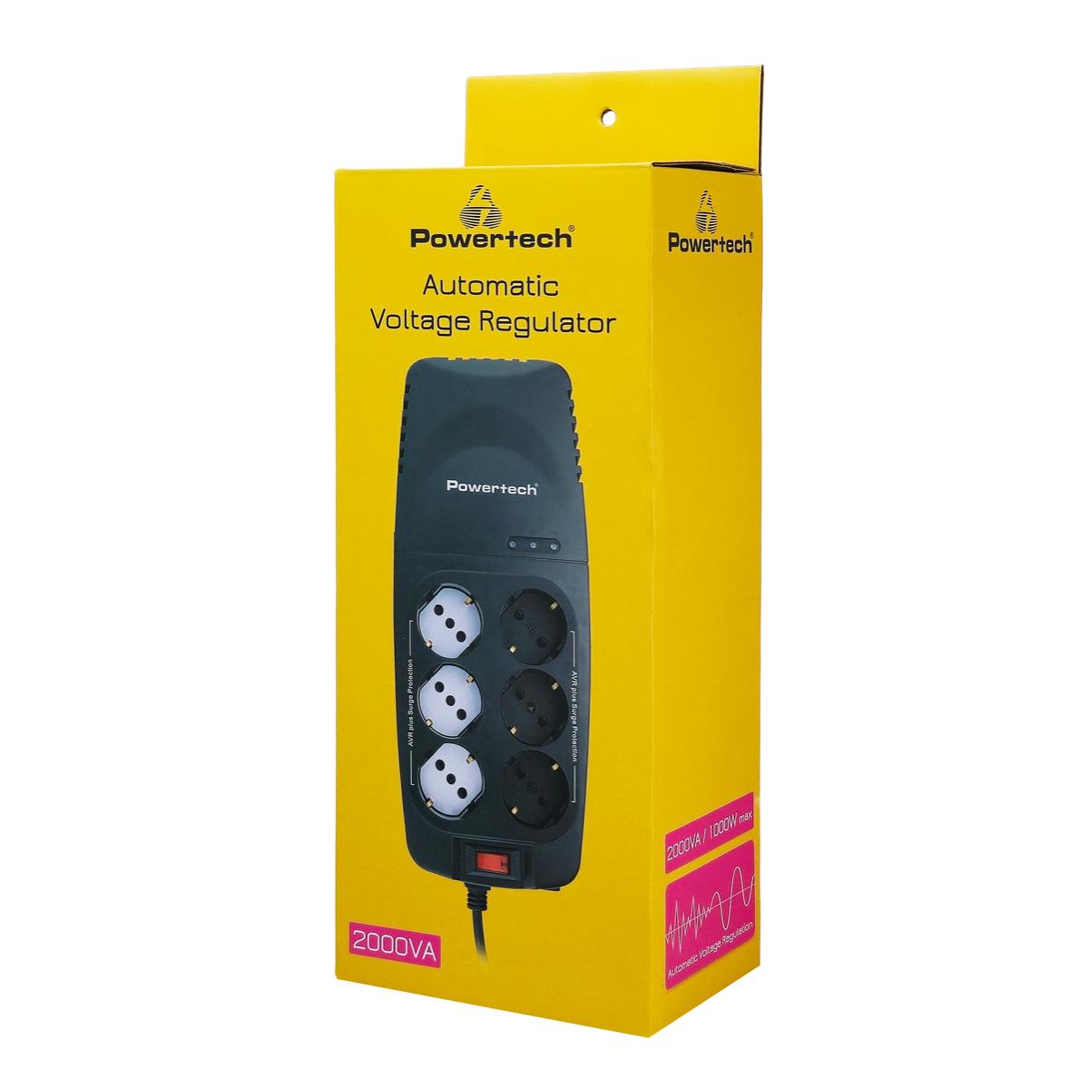 POWERTECH σταθεροποιητής ρεύματος PT-1496, 2000VA/1000W, 6x schuko | eLabstore.gr POWERTECH σταθεροποιητής ρεύματος PT-1496, 2000VA/1000W, 6x schuko | Τροφοδοσία Ρεύματος | elabstore.gr