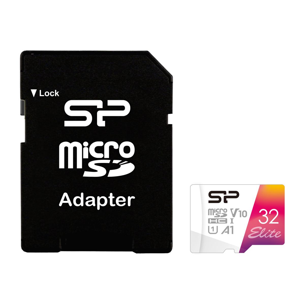 SILICON POWER κάρτα μνήμης microSDXC Elite, 32GB, C10 UHS-I U1 A1 V10 | eLabstore.gr SILICON POWER κάρτα μνήμης microSDXC Elite, 32GB, C10 UHS-I U1 A1 V10 | Συνοδευτικά PC | elabstore.gr