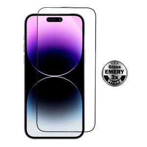 POWERTECH tempered glass Emery 5D TGC-0758 για iPhone 15 Pro, full glue | Αξεσουάρ κινητών | elabstore.gr