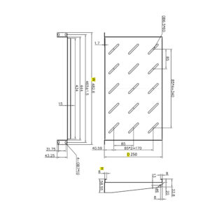 Ράφι Cantilever 1U Power On CS-1-250 Βάθους 250mm | eLabstore.gr Ράφι Cantilever 1U Power On CS-1-250 Βάθους 250mm | Επαγγελματικός Εξοπλισμός | elabstore.gr